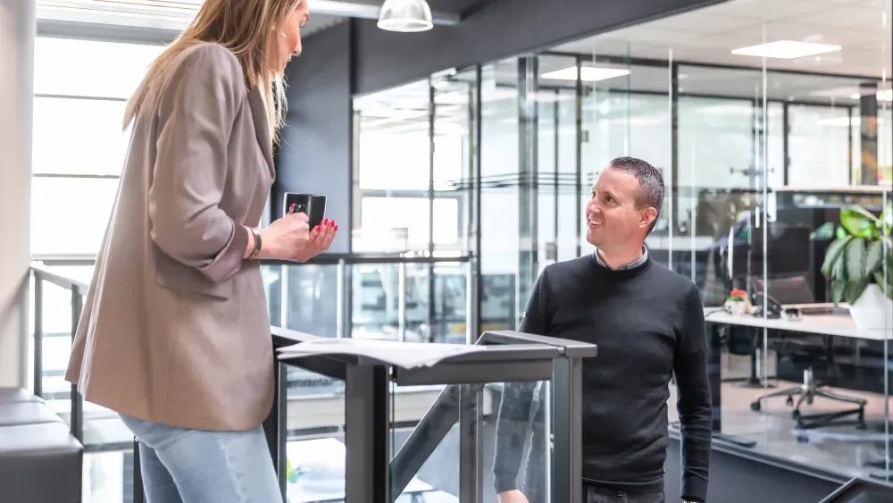 Collega's in overleg